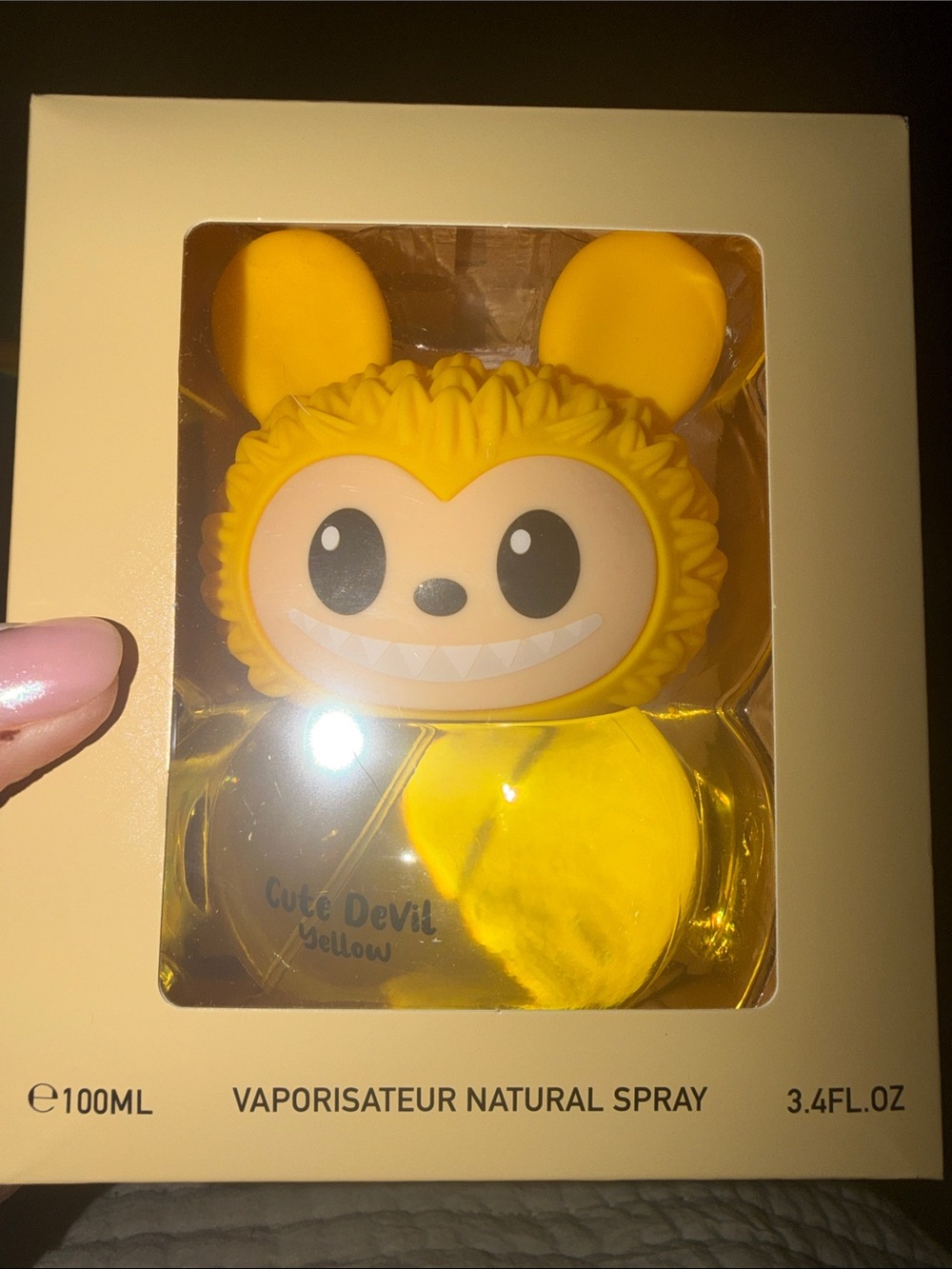 Cute Devil Yellow 100ml Eau de Parfum Bottle